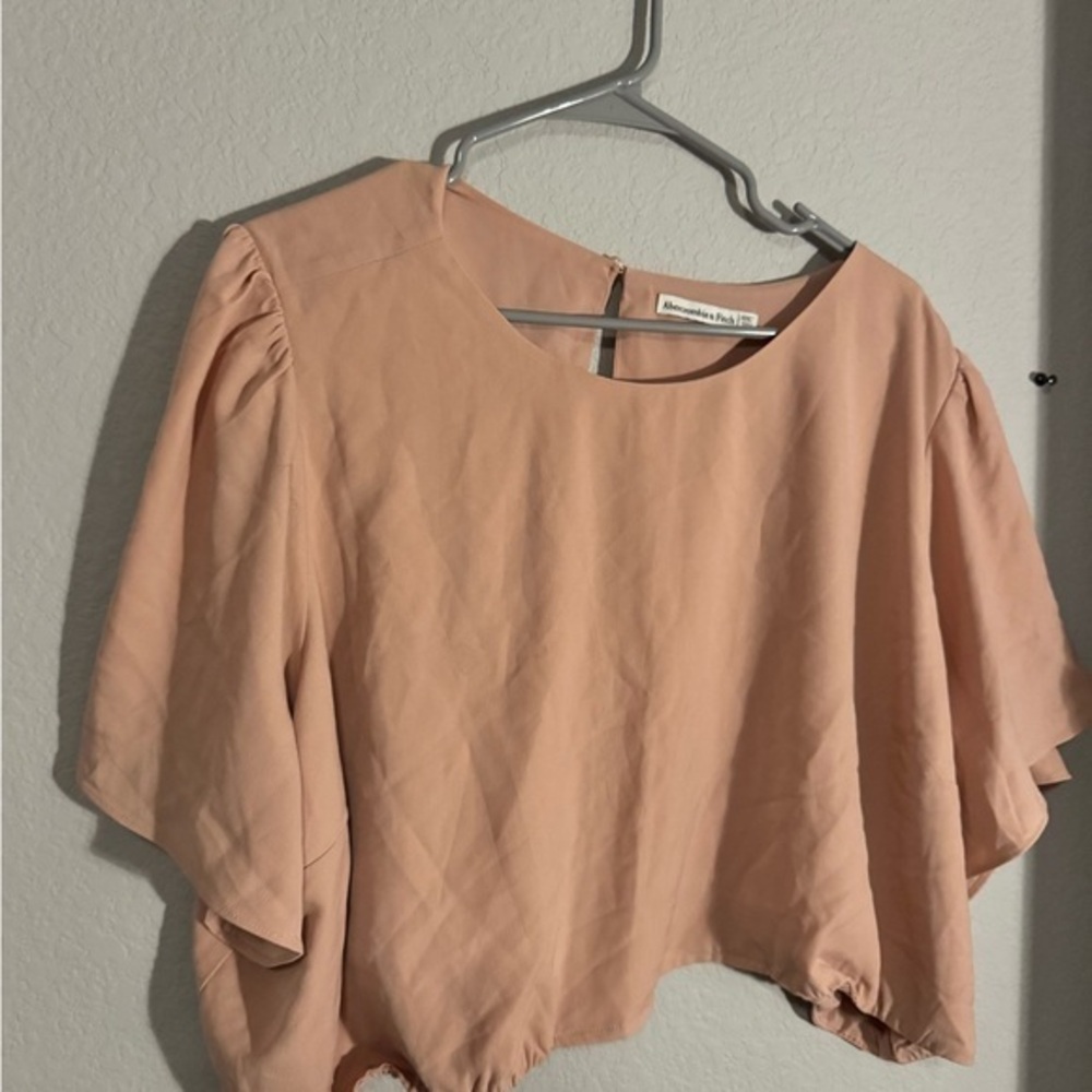 Abercrombie Light Pink Two Piece Set Plus Size